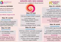 Születés Hete Szegeden 2023 - Információs hét a szüléskörüli időszak témáival