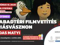 Szabadtéri filmvetítés óriásvásznon - Ludas Matyi
